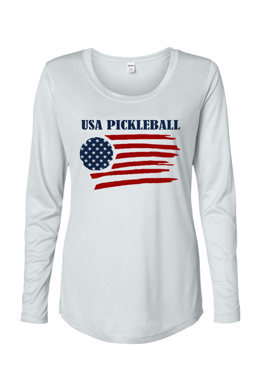 Paragon Women's Long Islander Performance Long Sleeve T-Shirt Aluminum