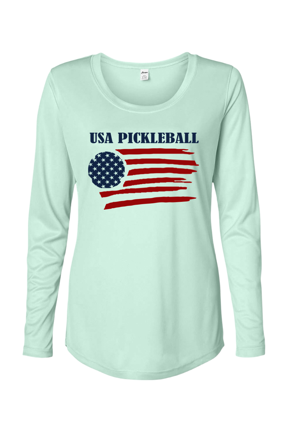 Paragon Women's Long Islander Performance Long Sleeve T-Shirt Mint Green