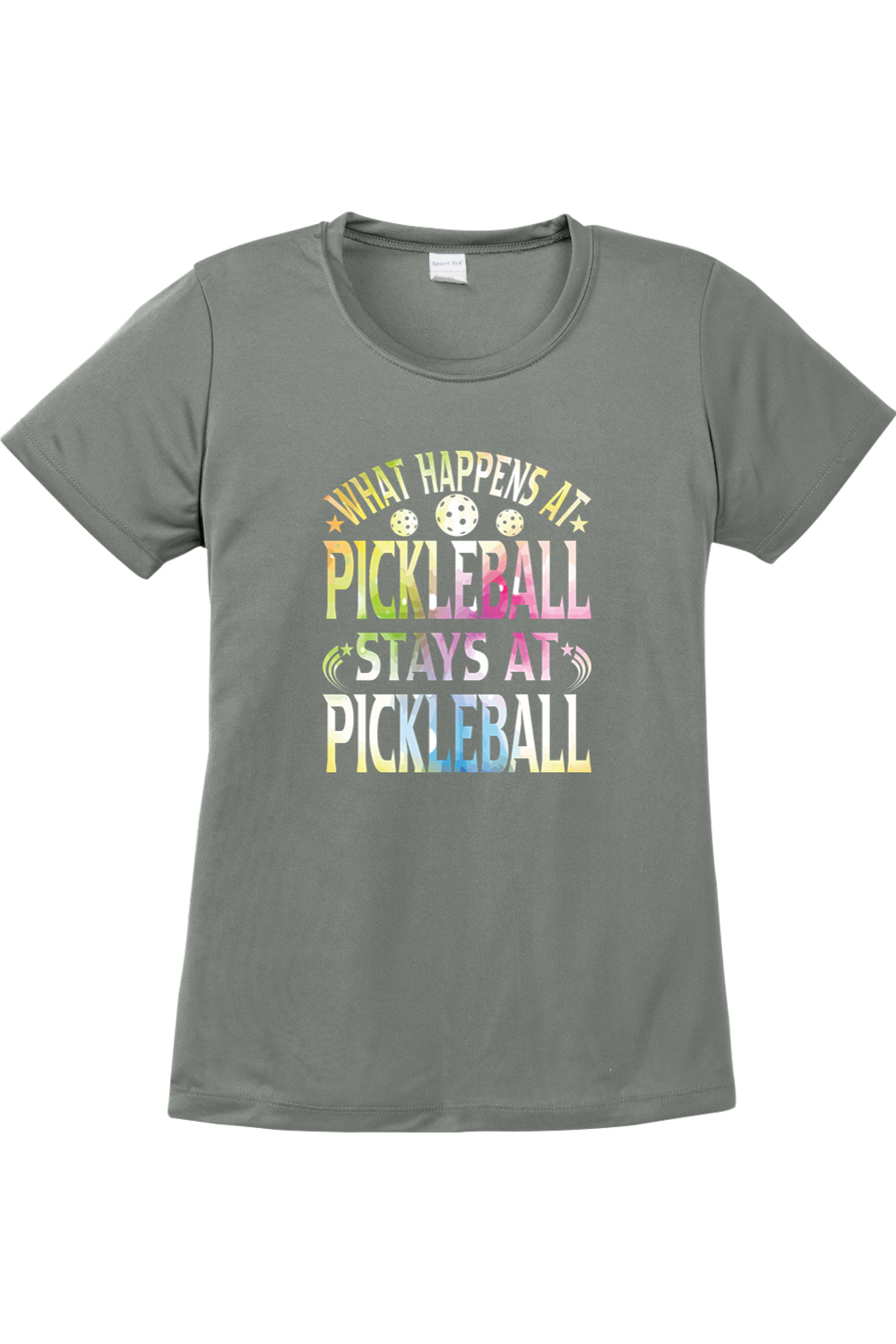 Sport-Tek Ladies PosiCharge Competitor Tee Grey Concrete