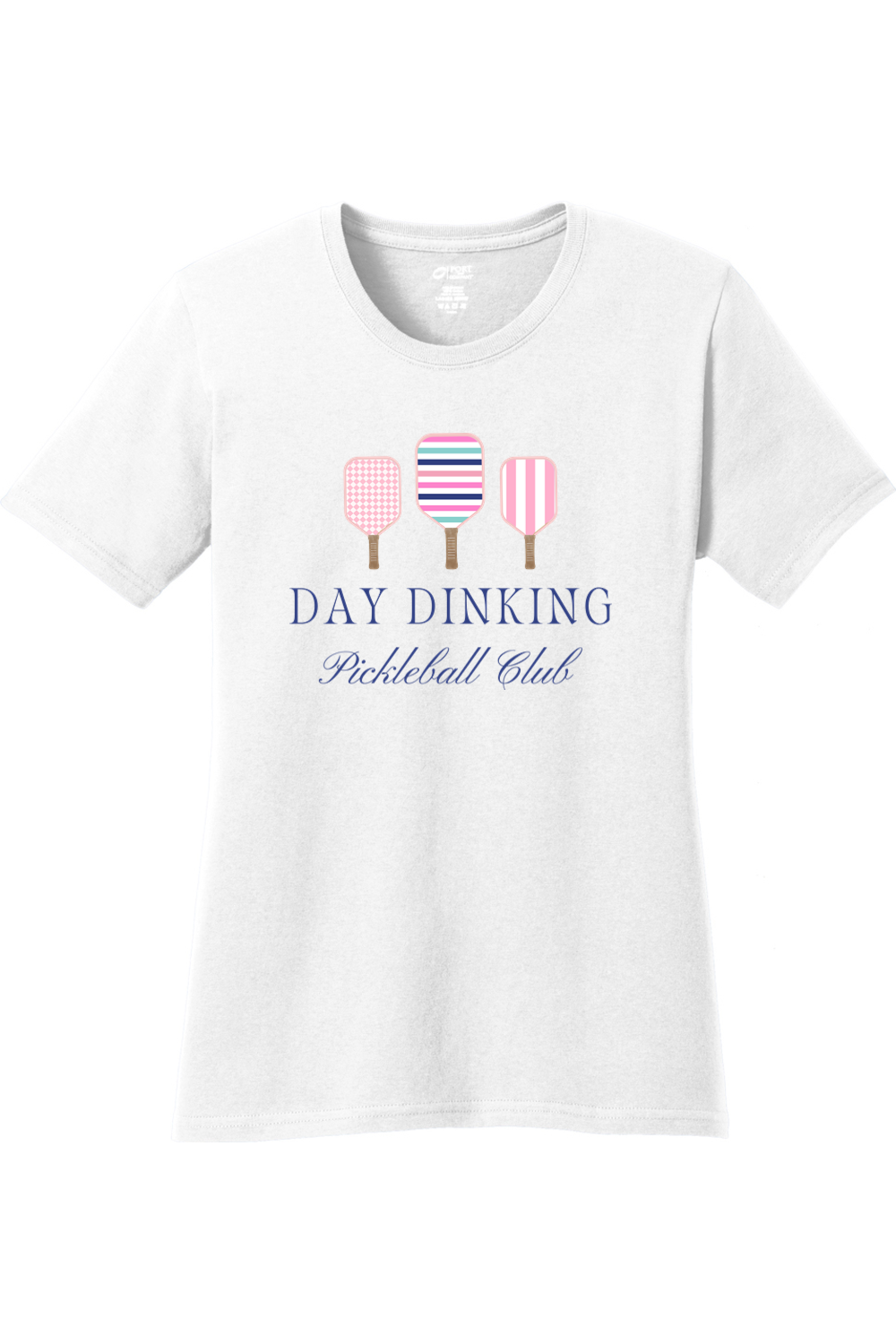 Port & Company Ladies Core Cotton Tee White