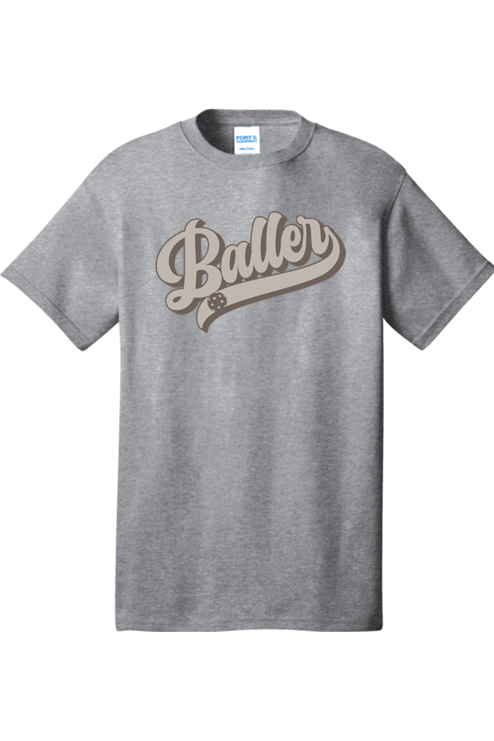 Port & Company Core Cotton Tee Athletic Heather