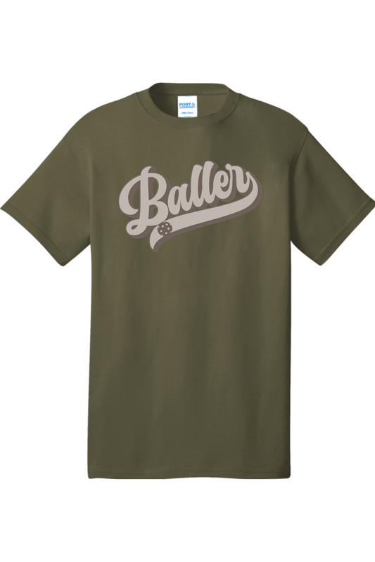 Port & Company Core Cotton Tee Olive Drab Green