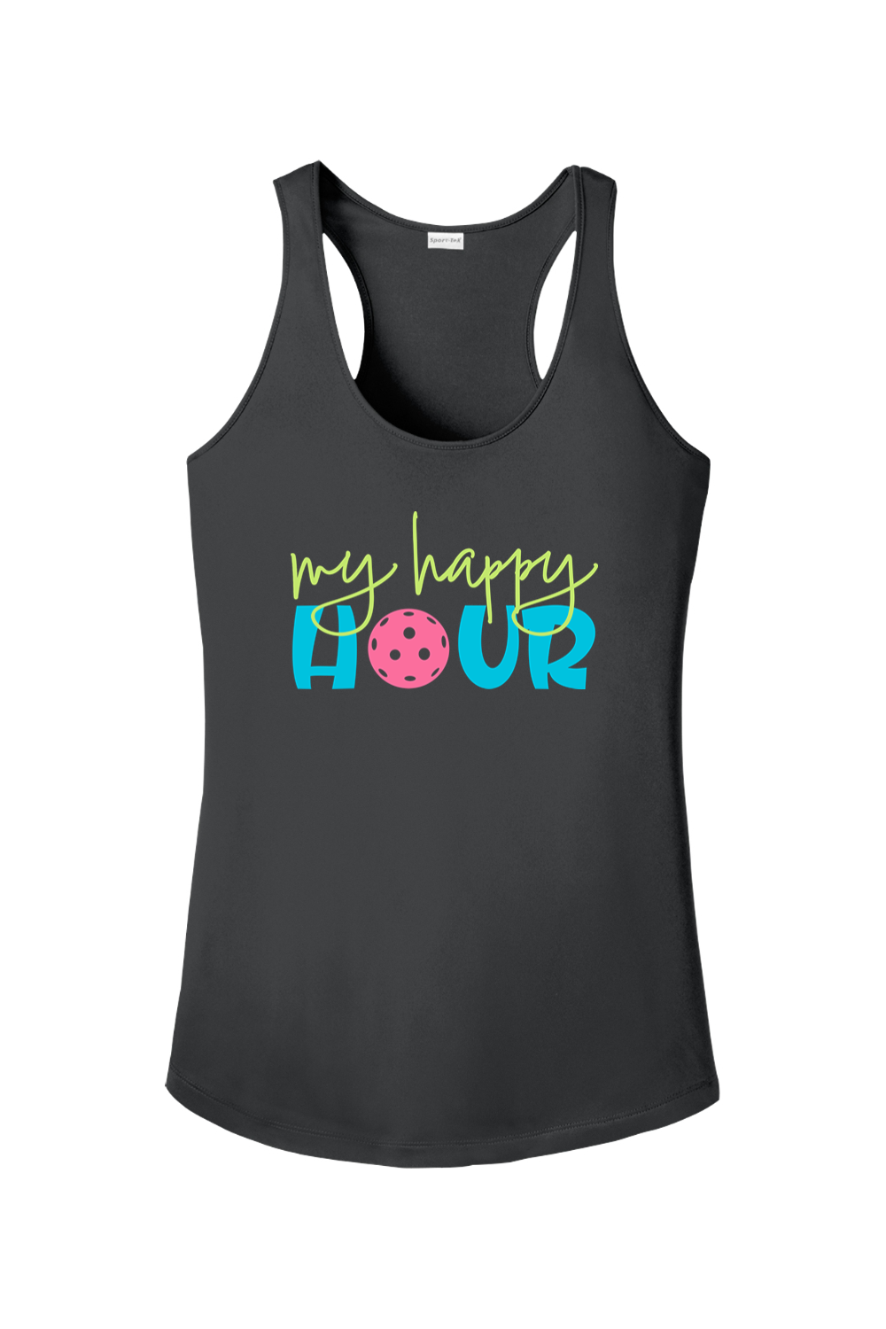 Sport-Tek Ladies PosiCharge Competitor Racerback Tank Iron Grey