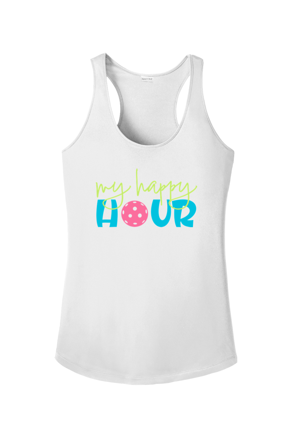 Sport-Tek Ladies PosiCharge Competitor Racerback Tank White