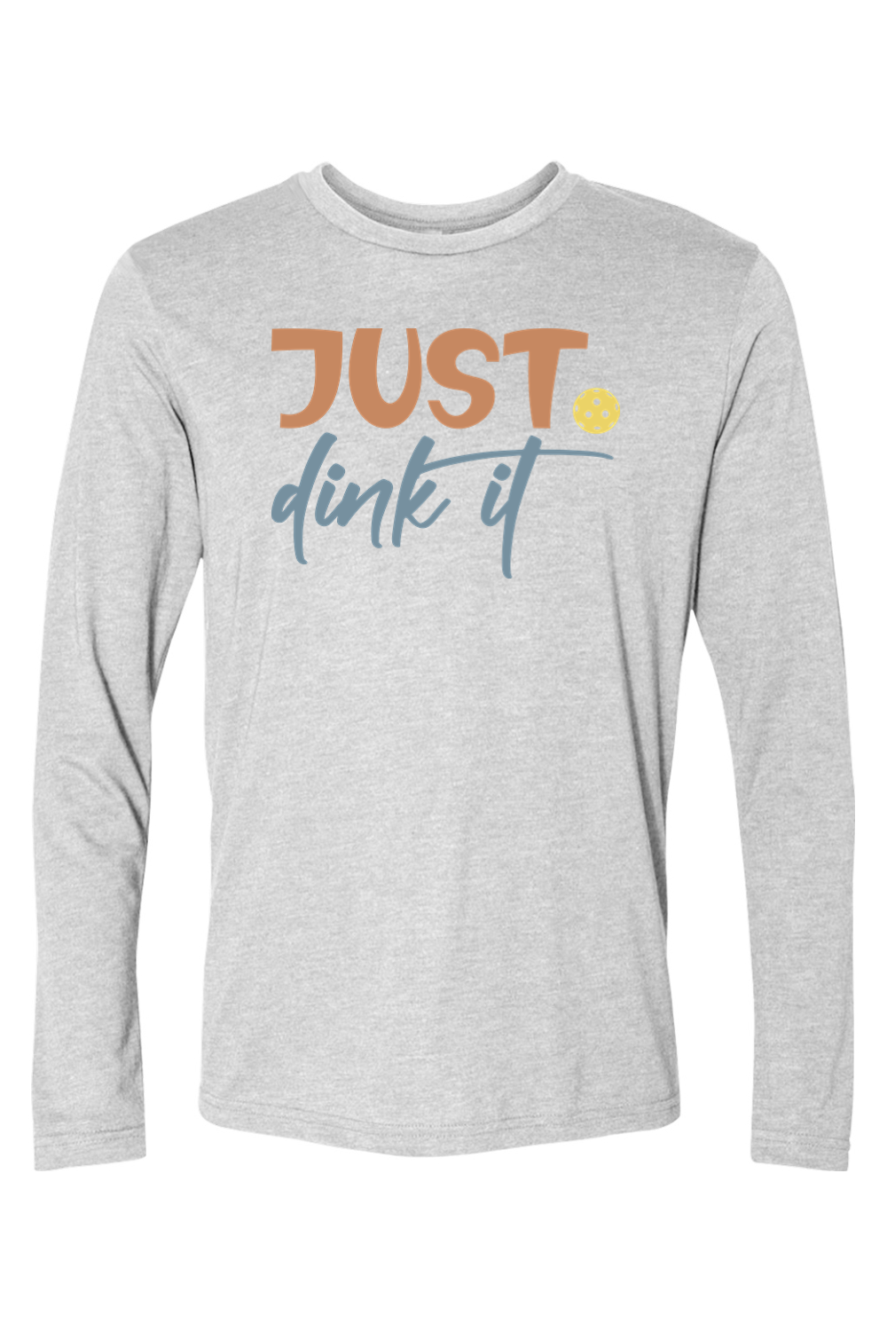 Next Level Triblend Long Sleeve Crew Heather White