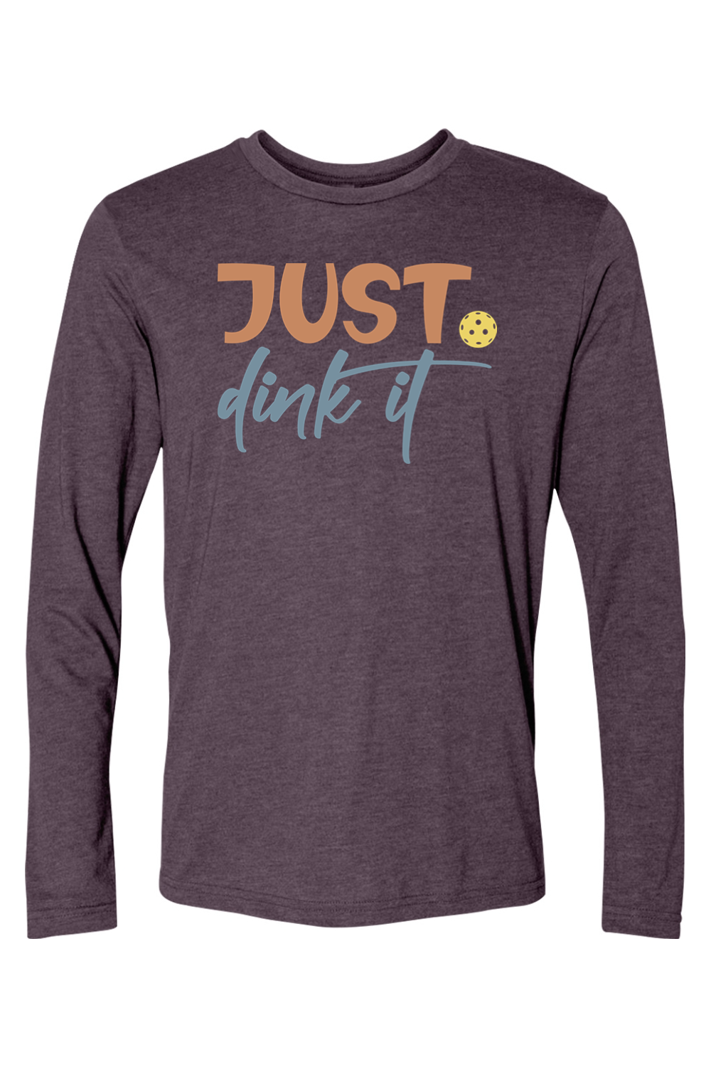 Next Level Triblend Long Sleeve Crew Vintage Purple