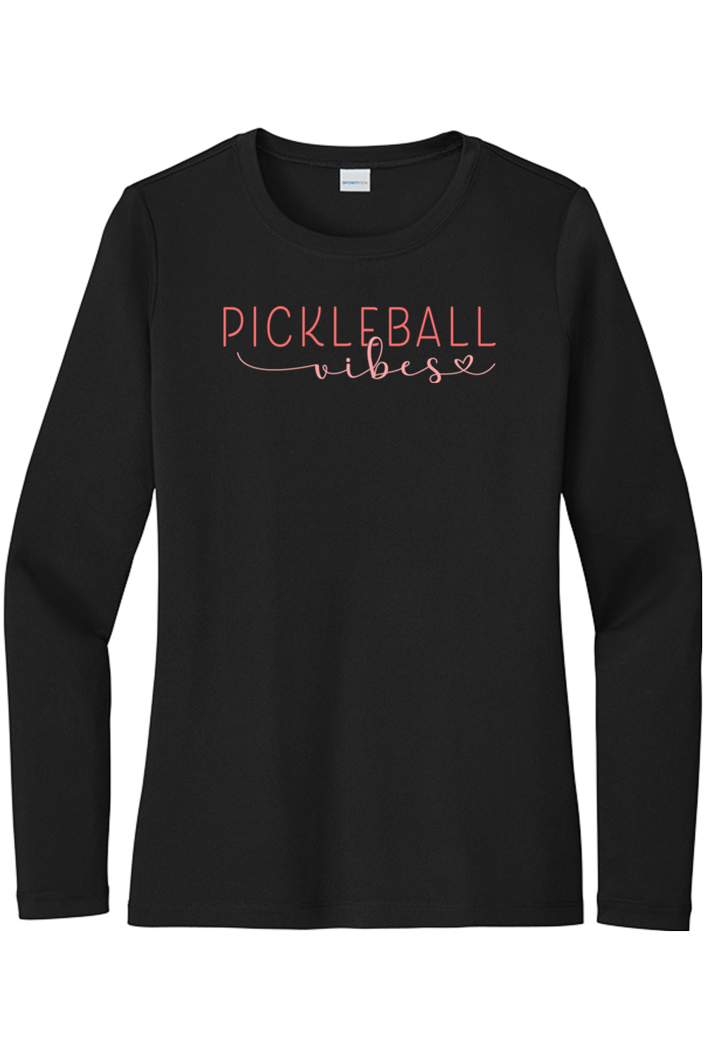 Sport-Tek Ladies Posi-UV Pro Long Sleeve Black