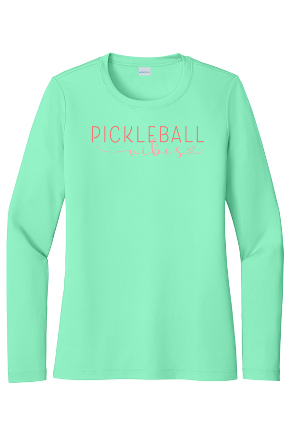 Sport-Tek Ladies Posi-UV Pro Long Sleeve Bright Seafoam