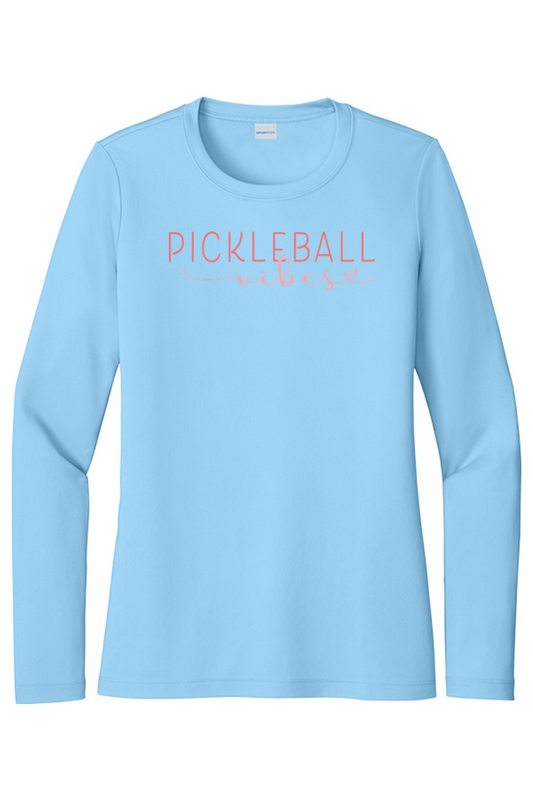 Sport-Tek Ladies Posi-UV Pro Long Sleeve Light Blue
