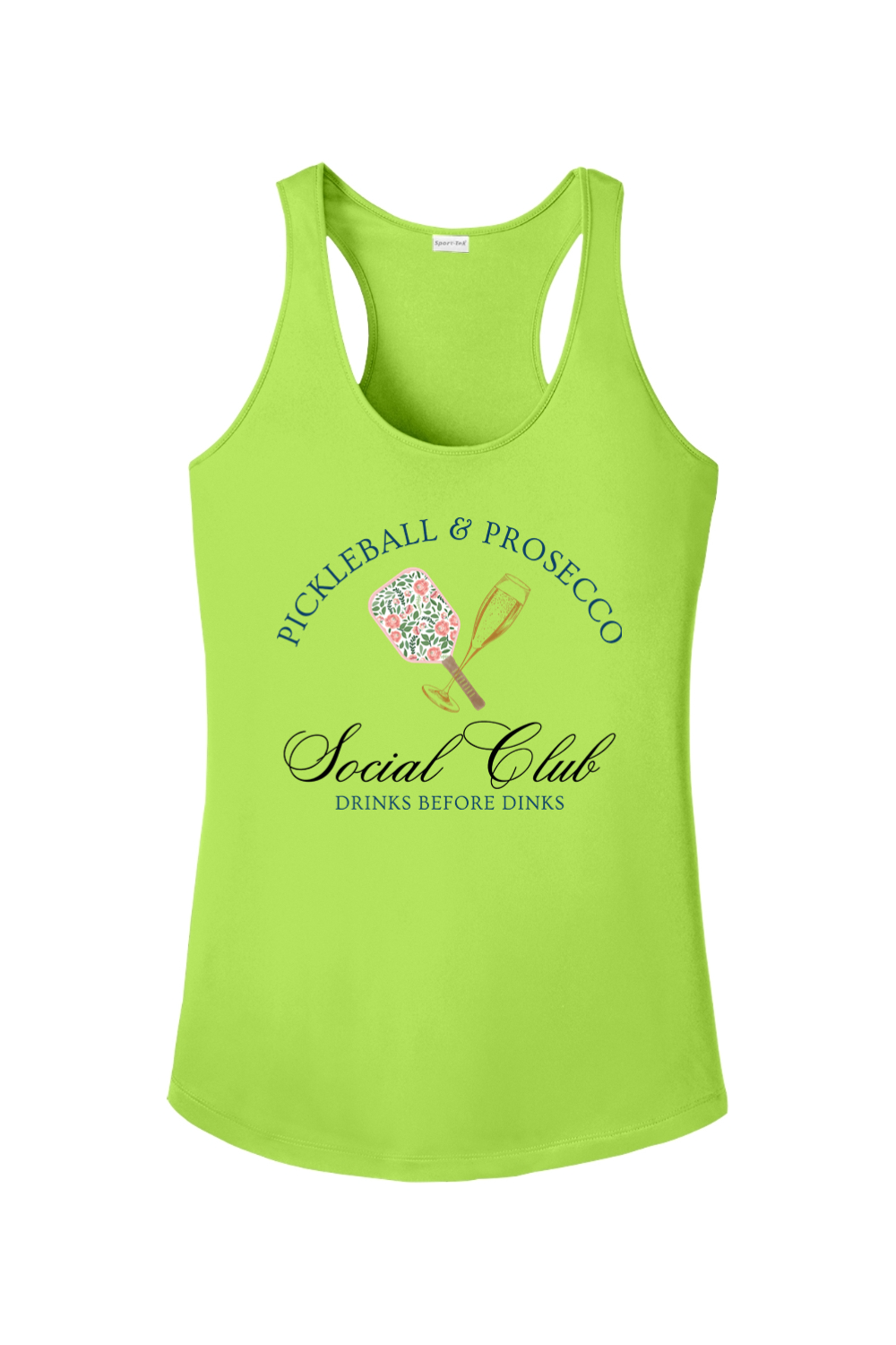 Sport-Tek Ladies PosiCharge Competitor Racerback Tank Lime Shock