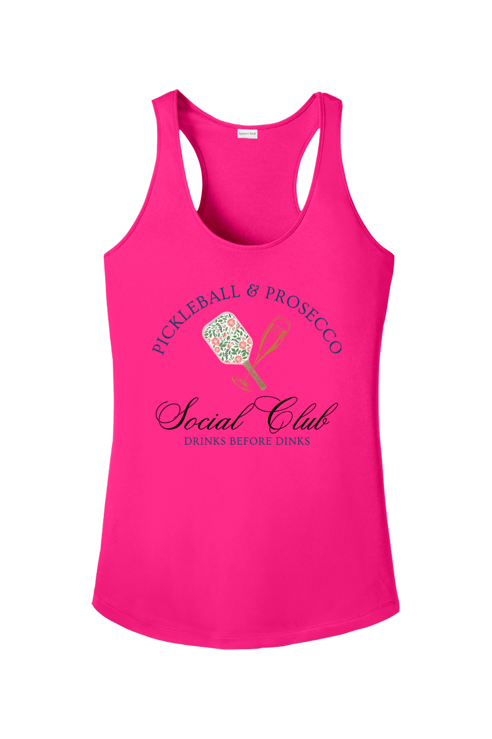 Sport-Tek Ladies PosiCharge Competitor Racerback Tank Neon Pink