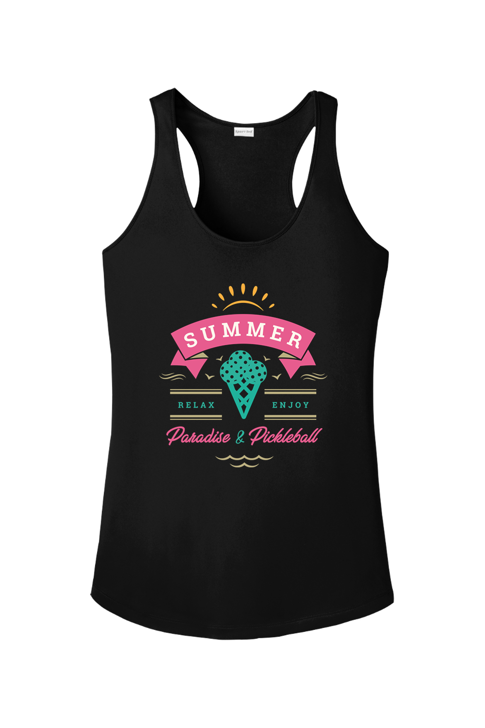 Sport-Tek Ladies PosiCharge Competitor Racerback Tank Black