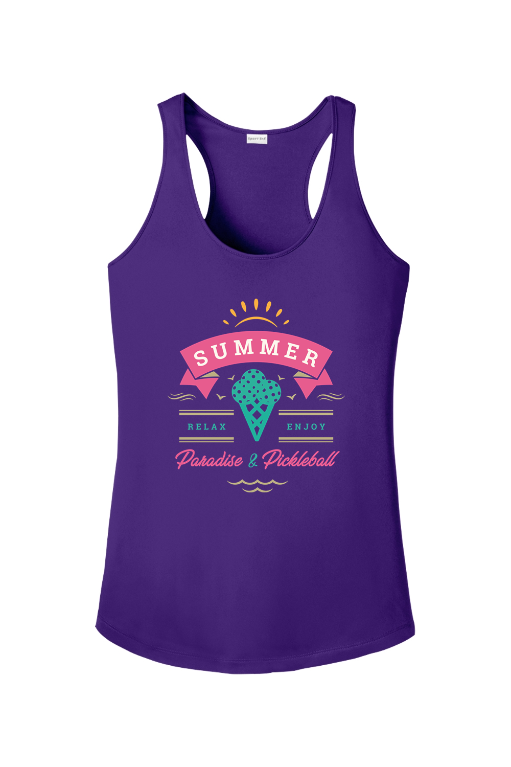 Sport-Tek Ladies PosiCharge Competitor Racerback Tank Purple