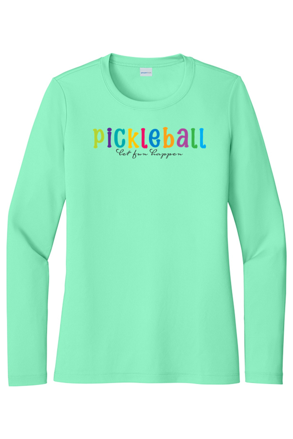 Sport-Tek Ladies Posi-UV Pro Long Sleeve Bright Seafoam