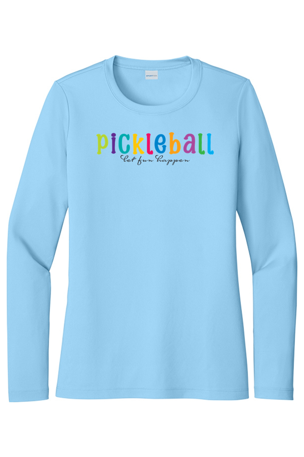 Sport-Tek Ladies Posi-UV Pro Long Sleeve Light Blue