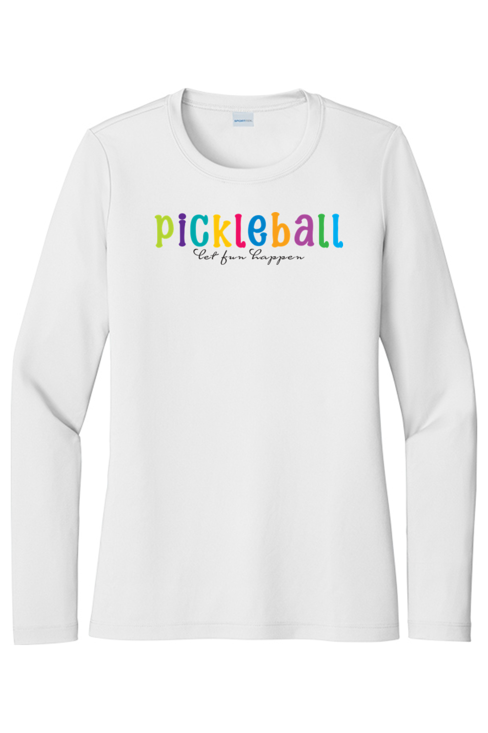 Sport-Tek Ladies Posi-UV Pro Long Sleeve White