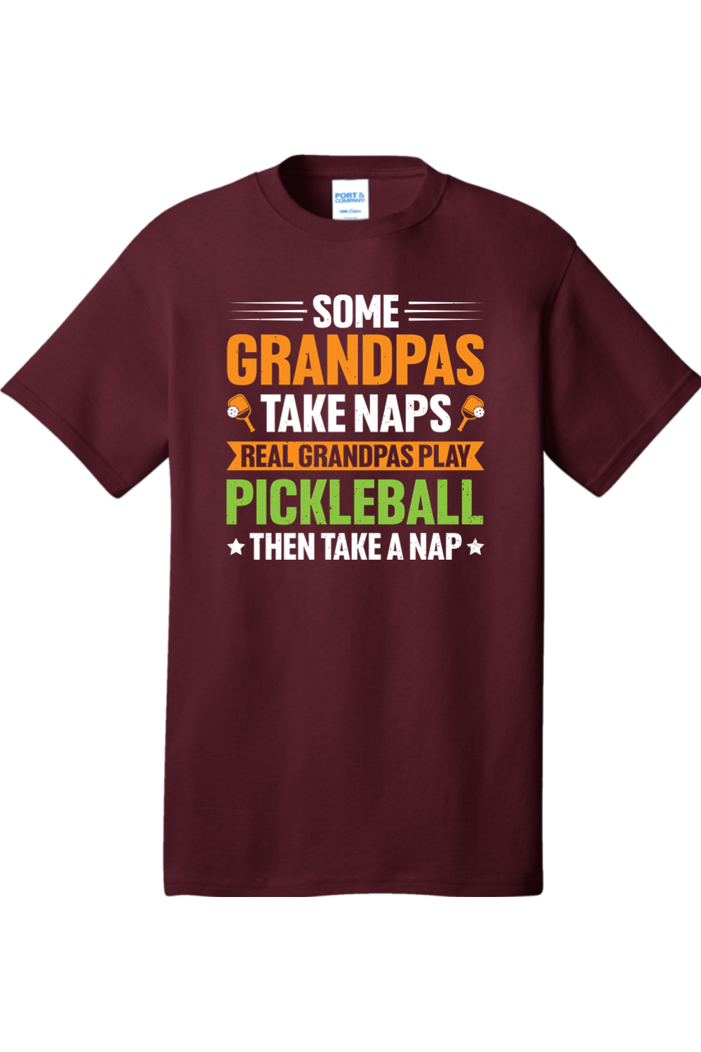 Port & Company Core Cotton Tee Athletic Maroon
