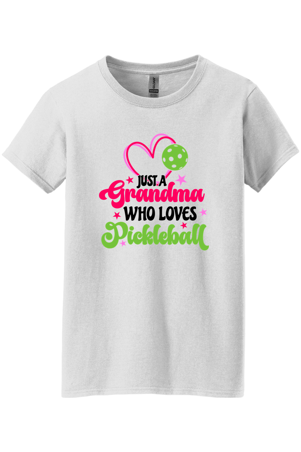 Gildan Ladies Heavy Cotton 100% Cotton T-Shirt White