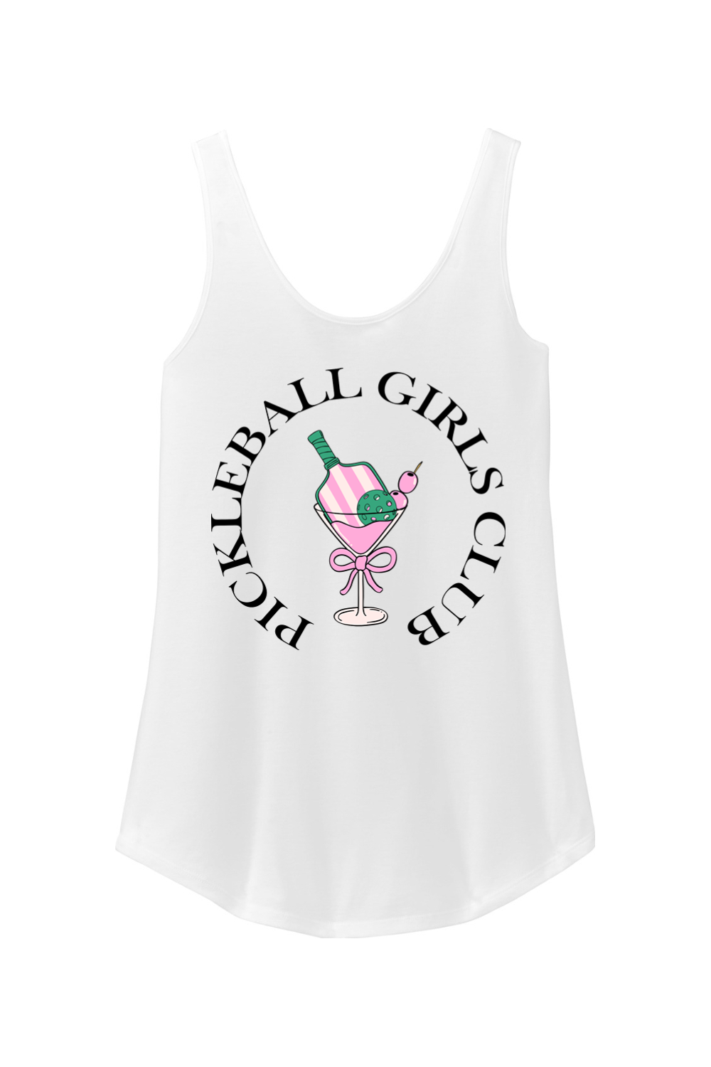 District Women's Perfect Tri Relaxed Tank White