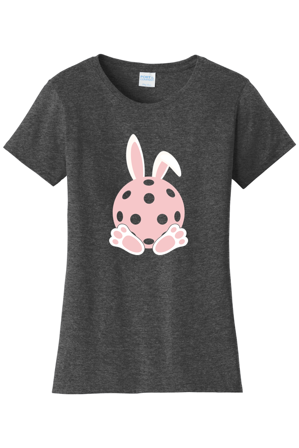 Port & Company Ladies Fan Favorite Tee Dark Heather Grey