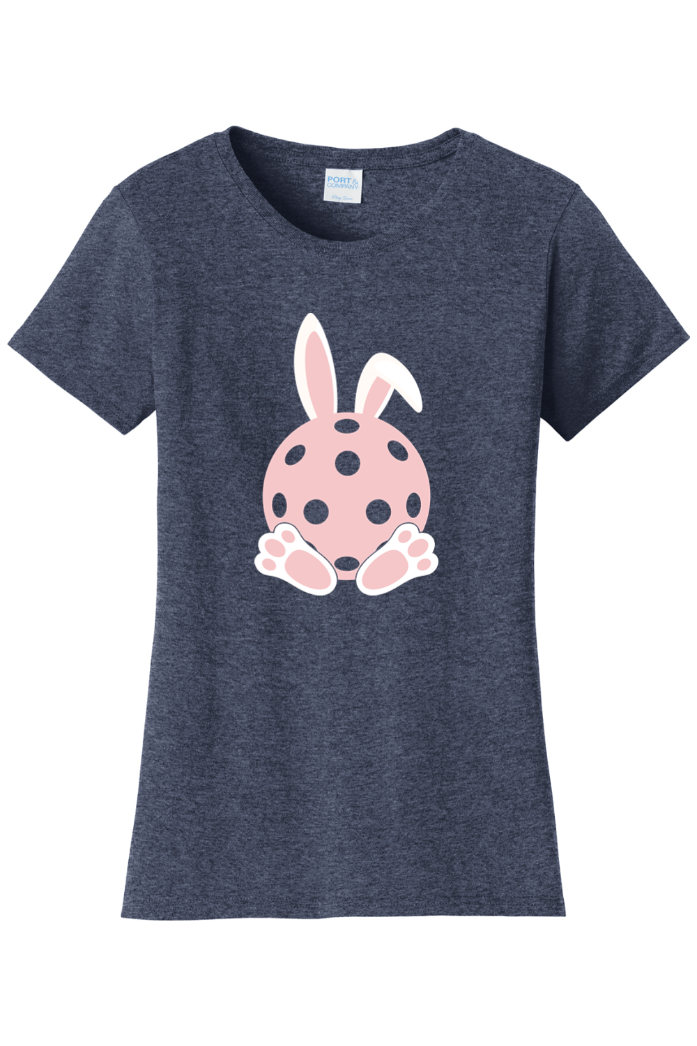 Port & Company Ladies Fan Favorite Tee Heather Navy