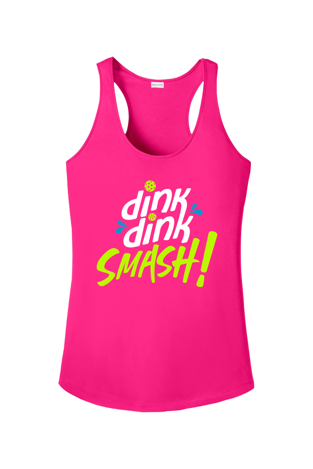 Sport-Tek Ladies PosiCharge Competitor Racerback Tank Neon Pink