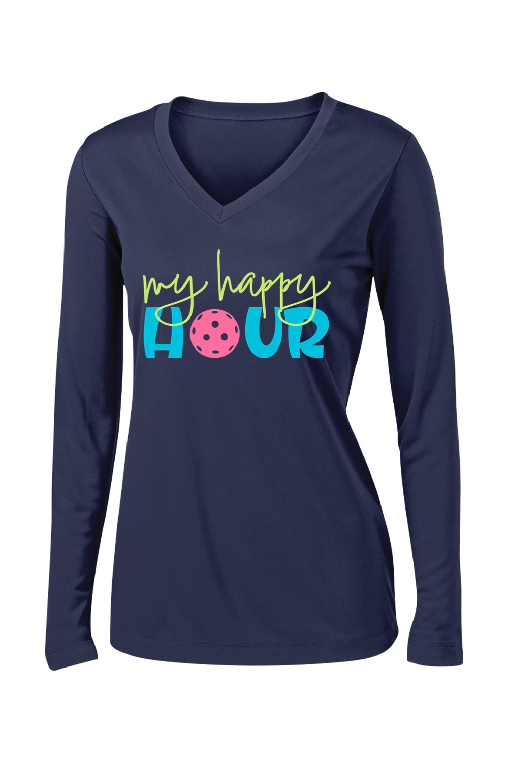Sport-Tek Ladies PosiCharge Competitor Long Sleeve V-Neck Tee