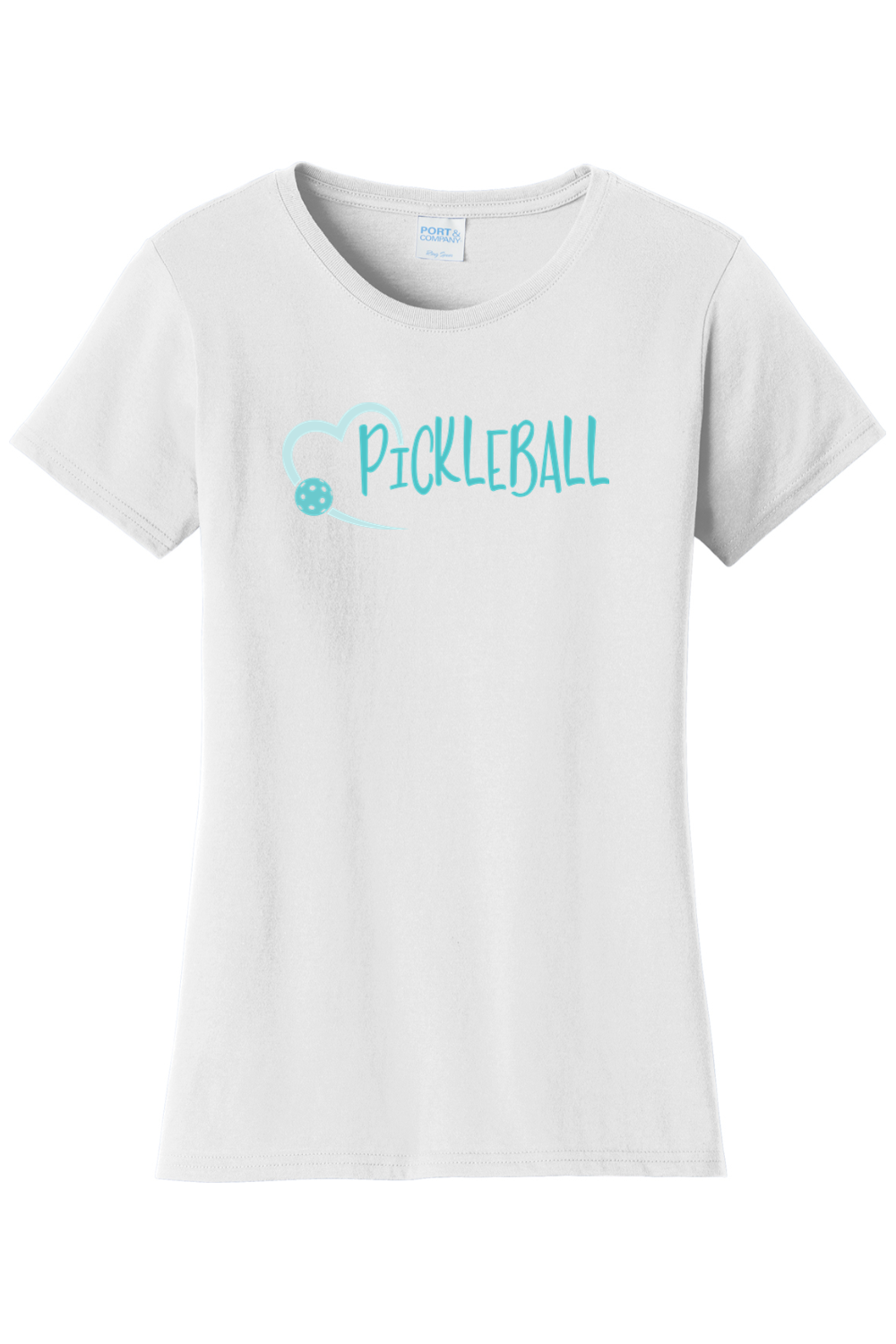 Port & Company Ladies Fan Favorite Tee White
