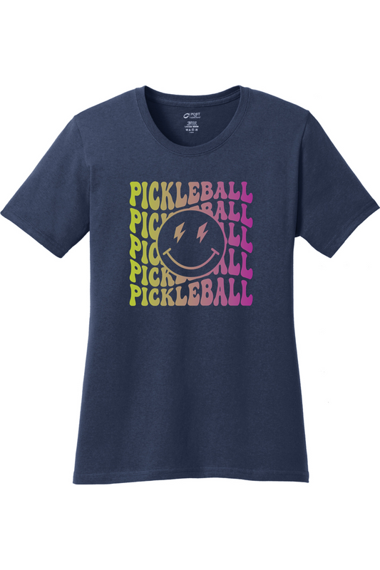 Port & Company Ladies Core Cotton Tee Navy