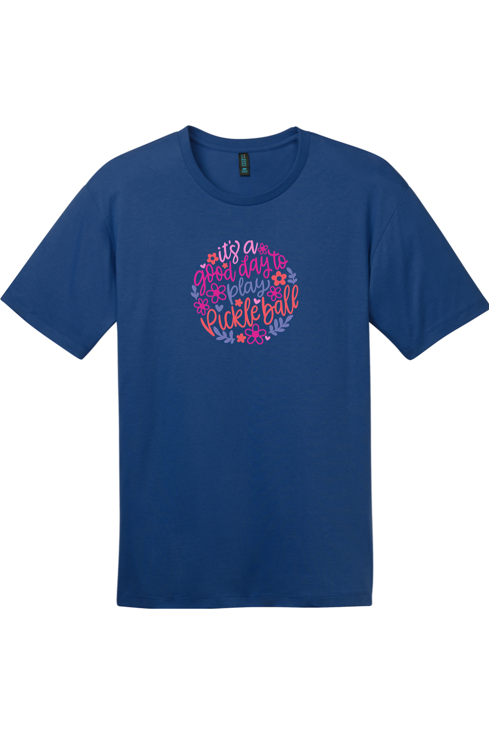 District Perfect Weight Tee UNISEX Maritime Blue