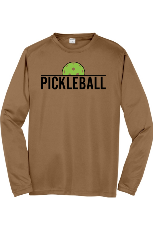 Sport-Tek Long Sleeve PosiCharge Competitor Tee Woodland Brown