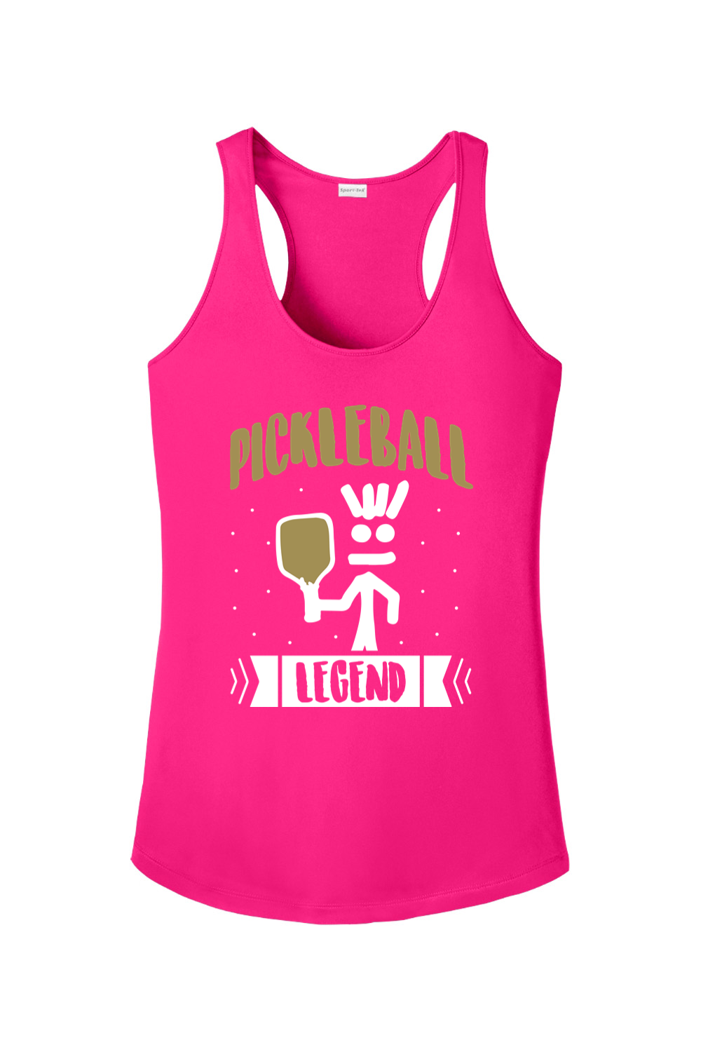 Sport-Tek Ladies PosiCharge Competitor Racerback Tank Neon Pink