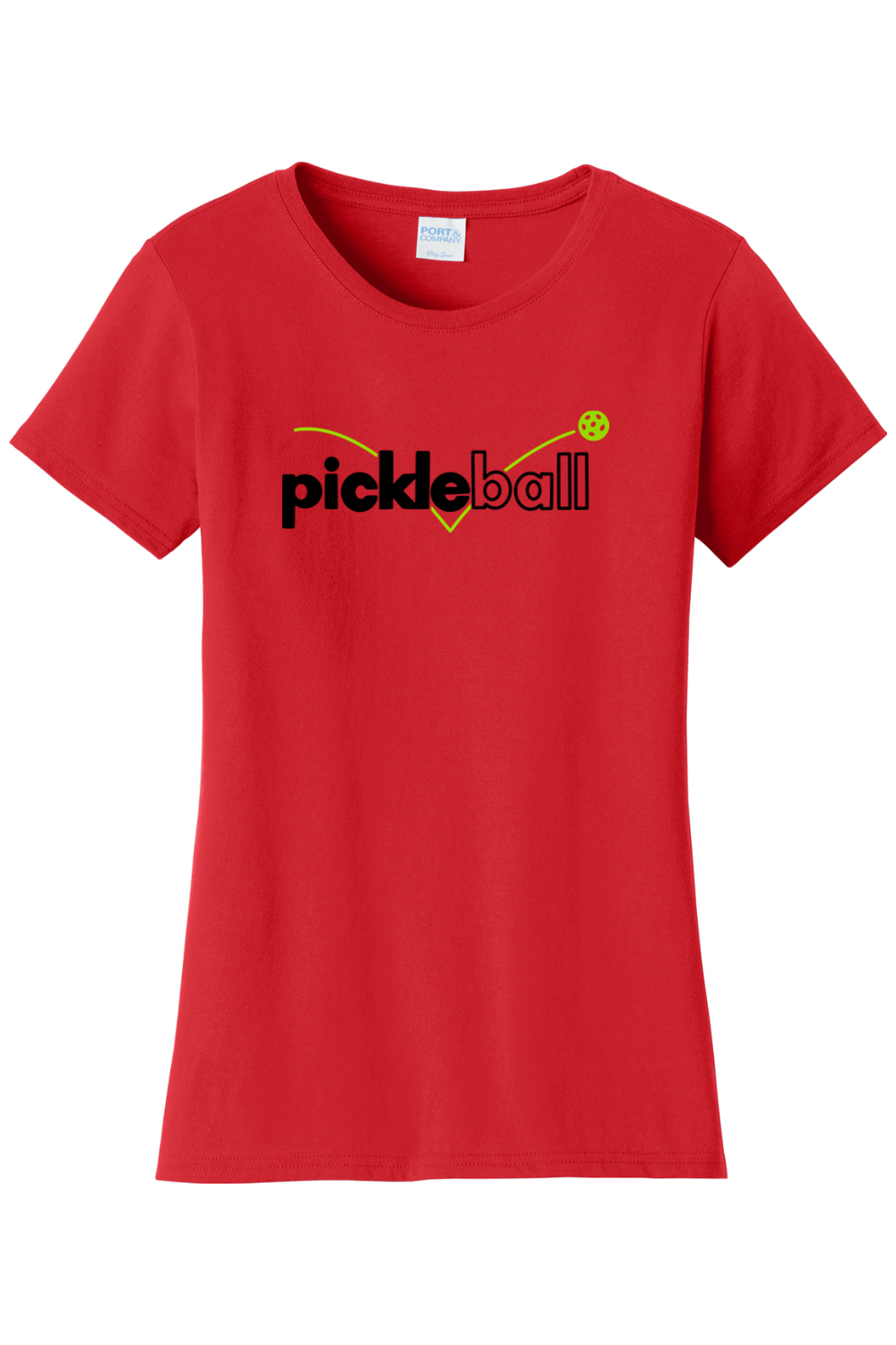 Port & Company Ladies Fan Favorite Tee Bright Red