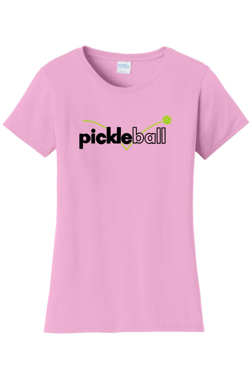 Port & Company Ladies Fan Favorite Tee Candy Pink