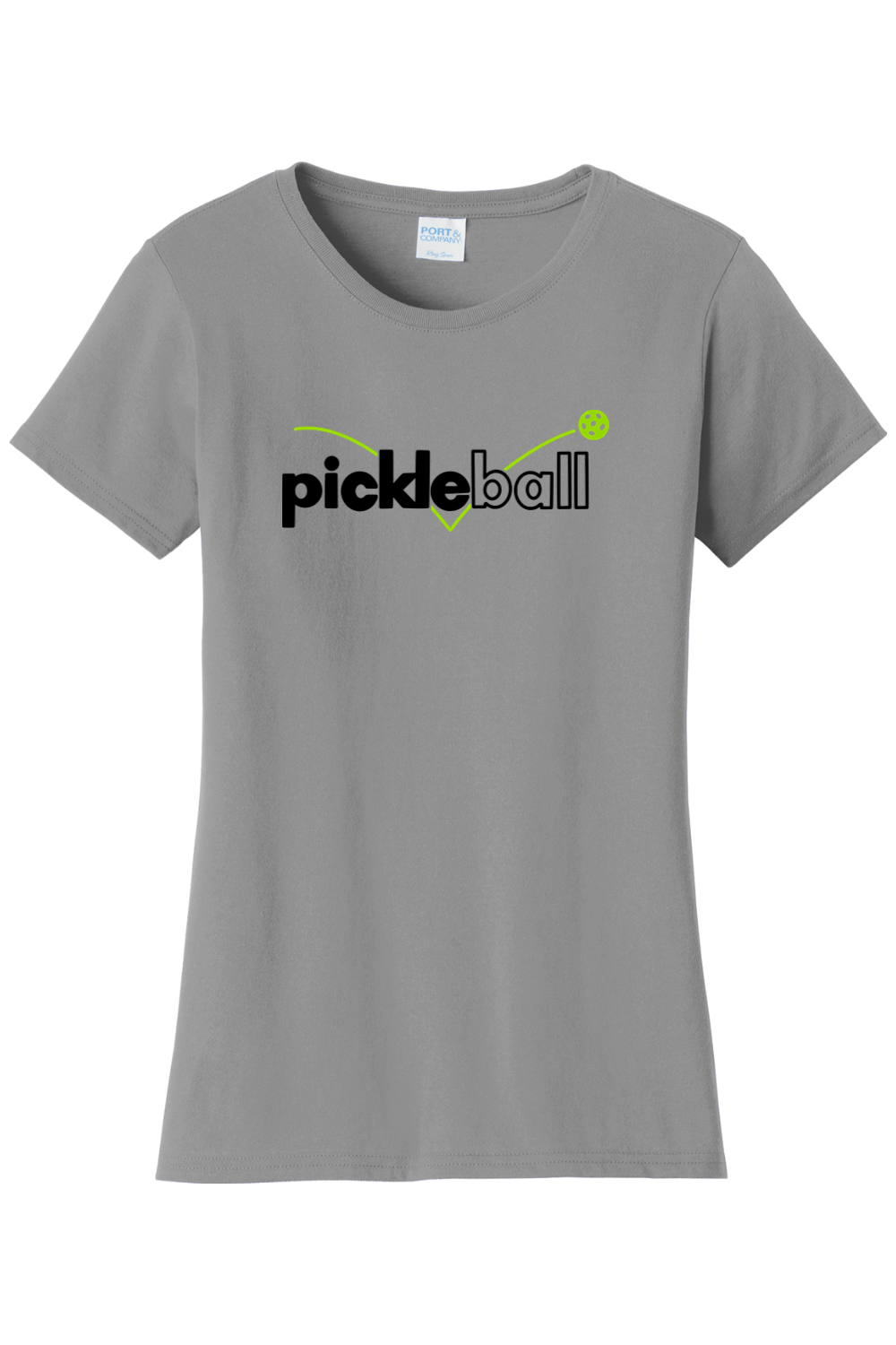 Port & Company Ladies Fan Favorite Tee Medium Grey