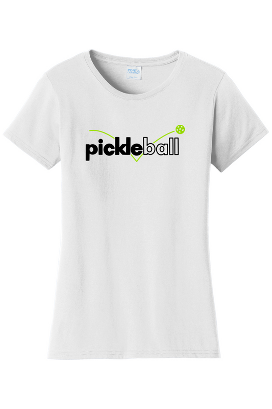 Port & Company Ladies Fan Favorite Tee White