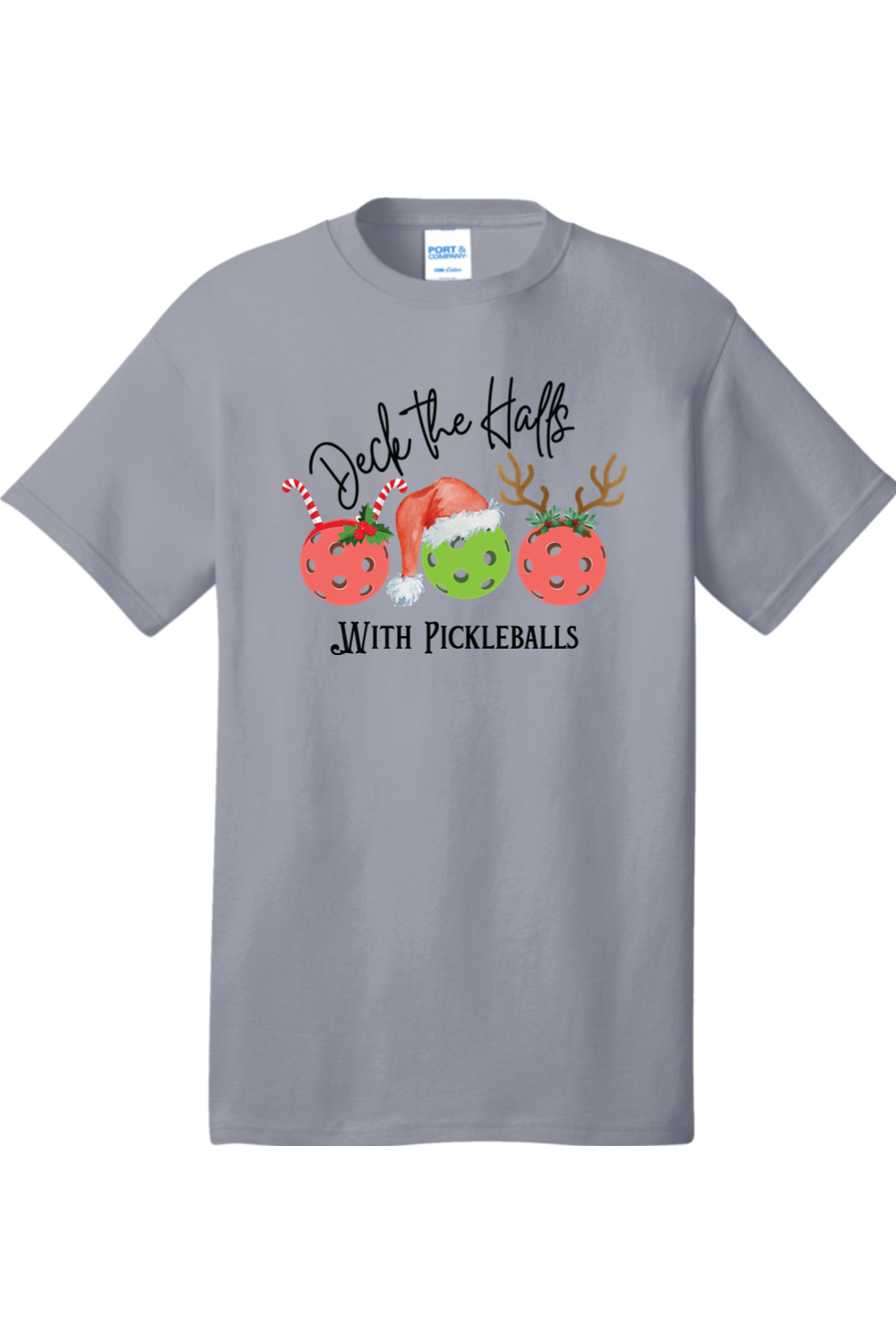 Port & Company Core Cotton Tee Silver