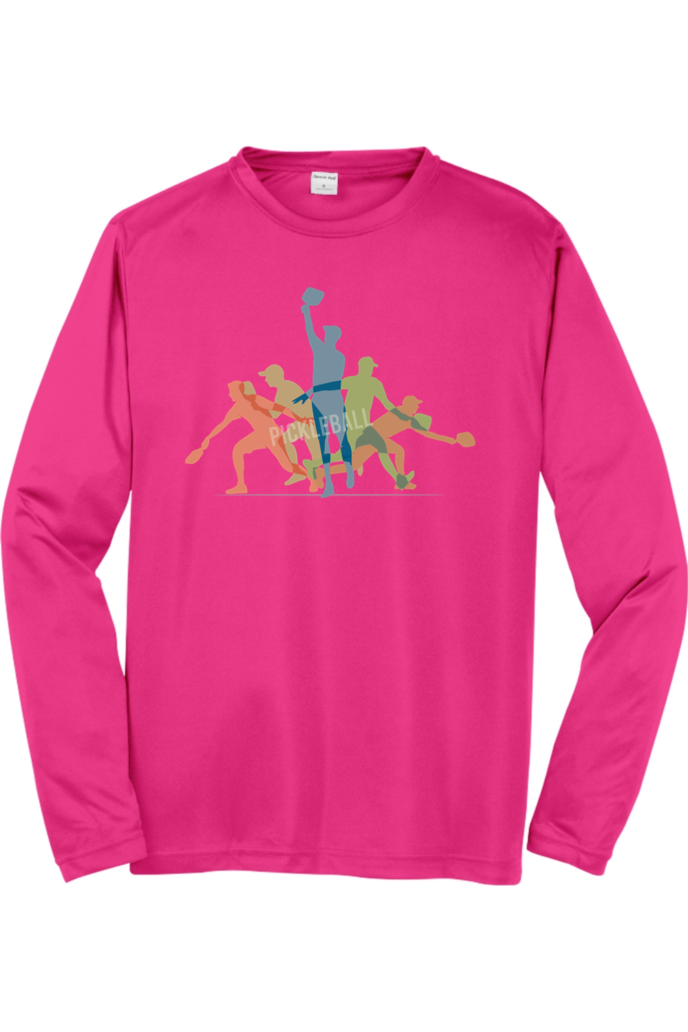 Sport-Tek Long Sleeve PosiCharge Competitor Tee Neon Pink