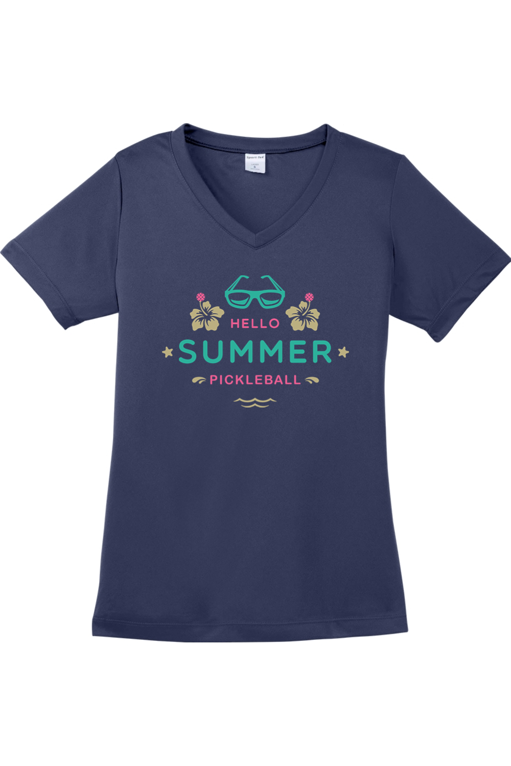 Sport-Tek Ladies PosiCharge Competitor V-Neck Tee True Navy
