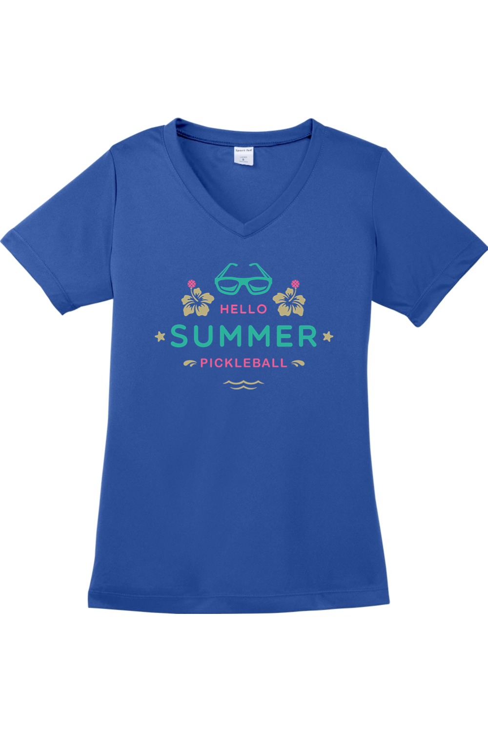 Sport-Tek Ladies PosiCharge Competitor V-Neck Tee True Royal