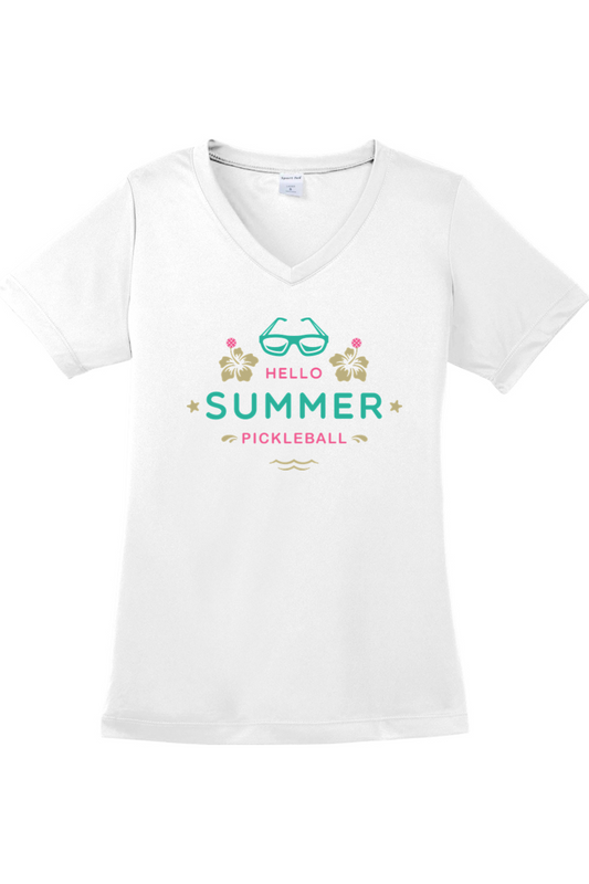 Sport-Tek Ladies PosiCharge Competitor V-Neck Tee