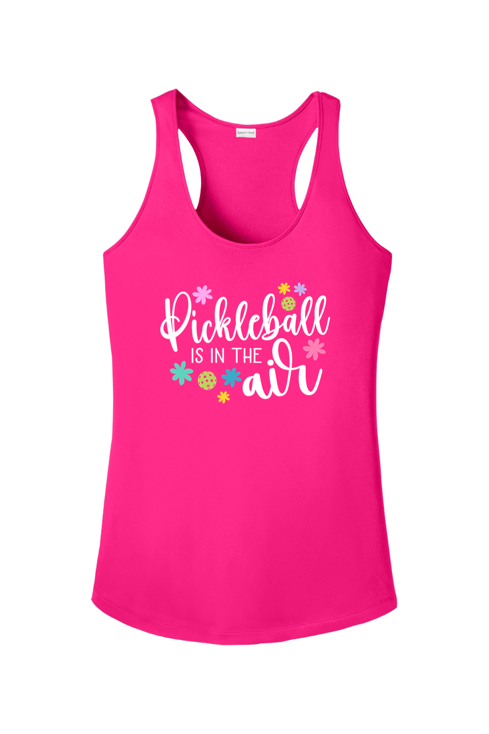 Sport-Tek Ladies PosiCharge Competitor Racerback Tank Neon Pink