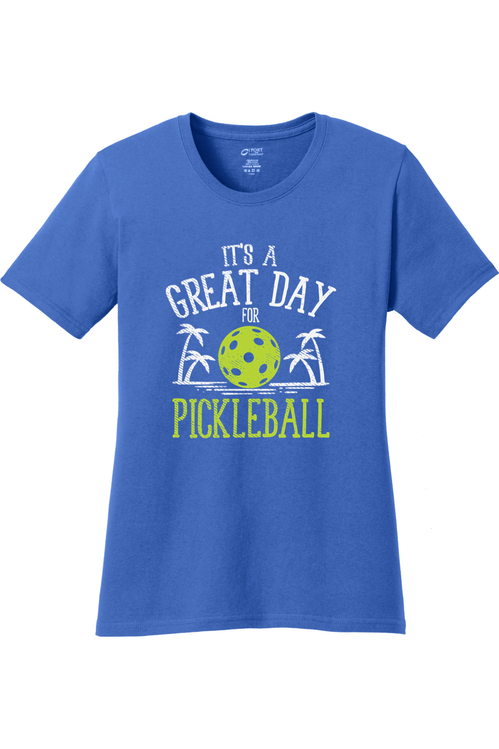 Port & Company Ladies Core Cotton Tee Royal