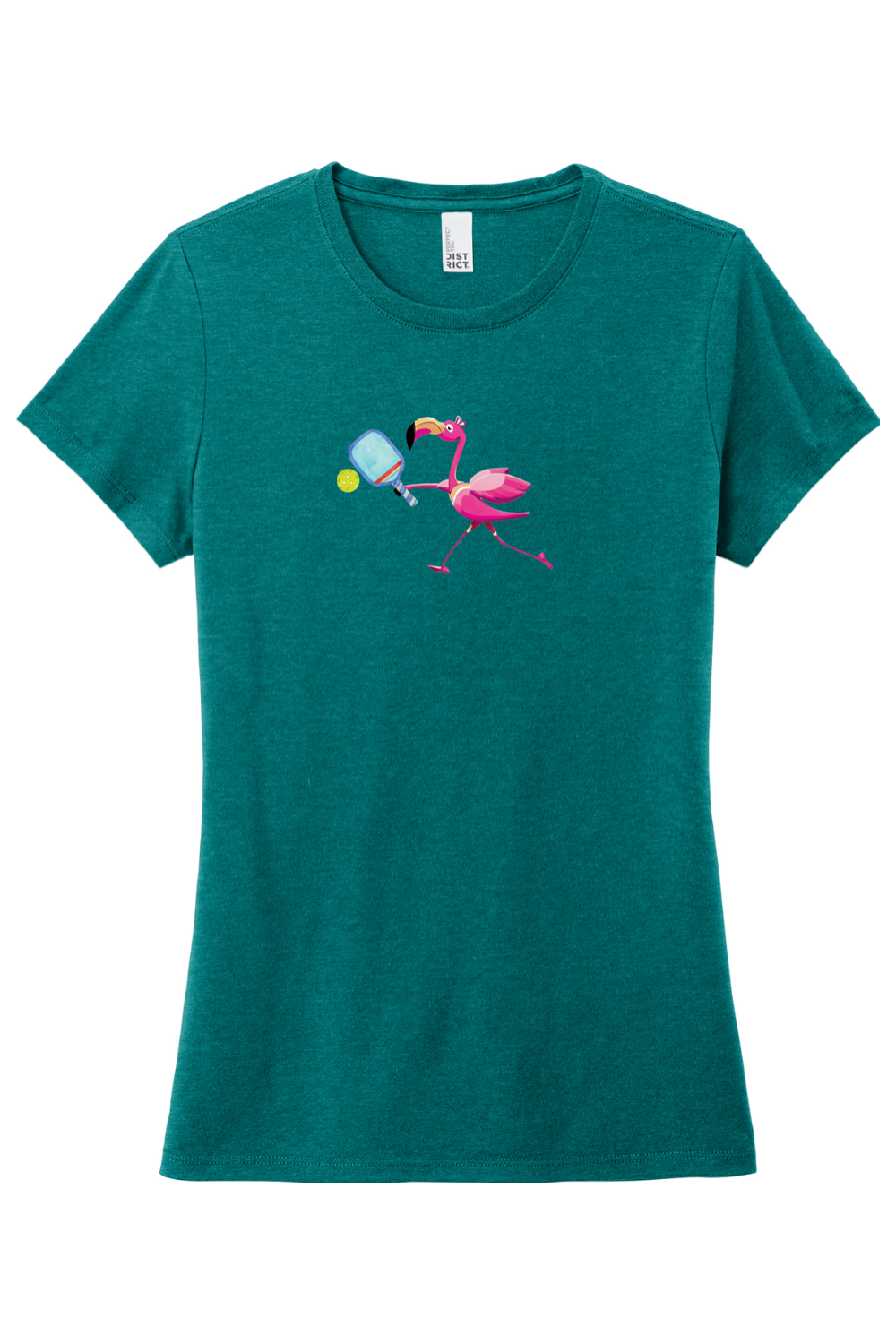 District Women’s Perfect Tri Tee Heathered Teal