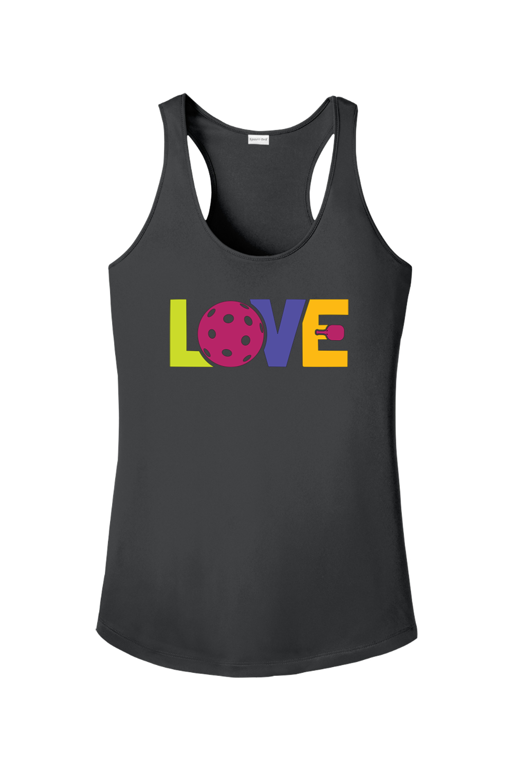 Sport-Tek Ladies PosiCharge Competitor Racerback Tank Iron Grey