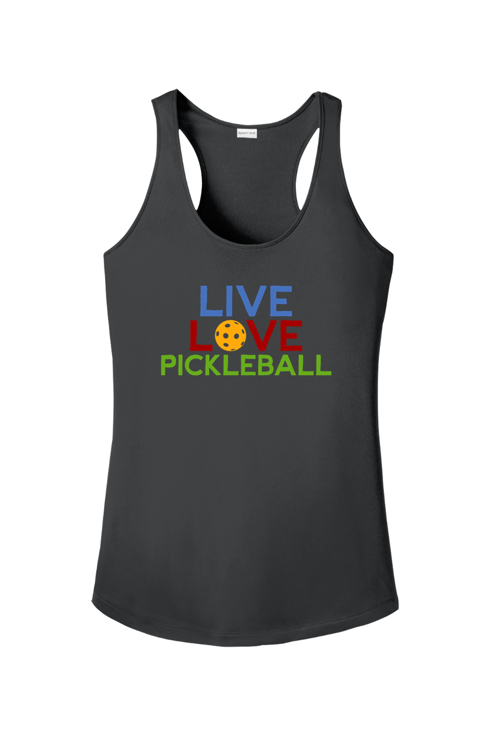 Sport-Tek Ladies PosiCharge Competitor Racerback Tank Iron Grey