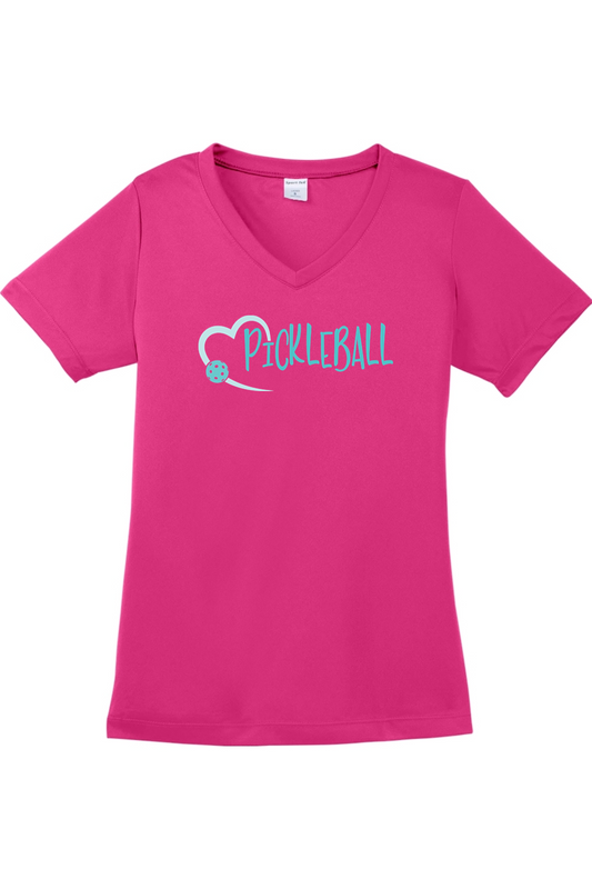 Sport-Tek Ladies PosiCharge Competitor V-Neck Tee