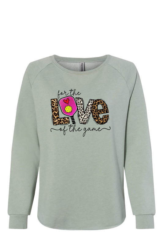 Independent Trading Co. Women's California Wave Wash Crewneck Sweatshirt