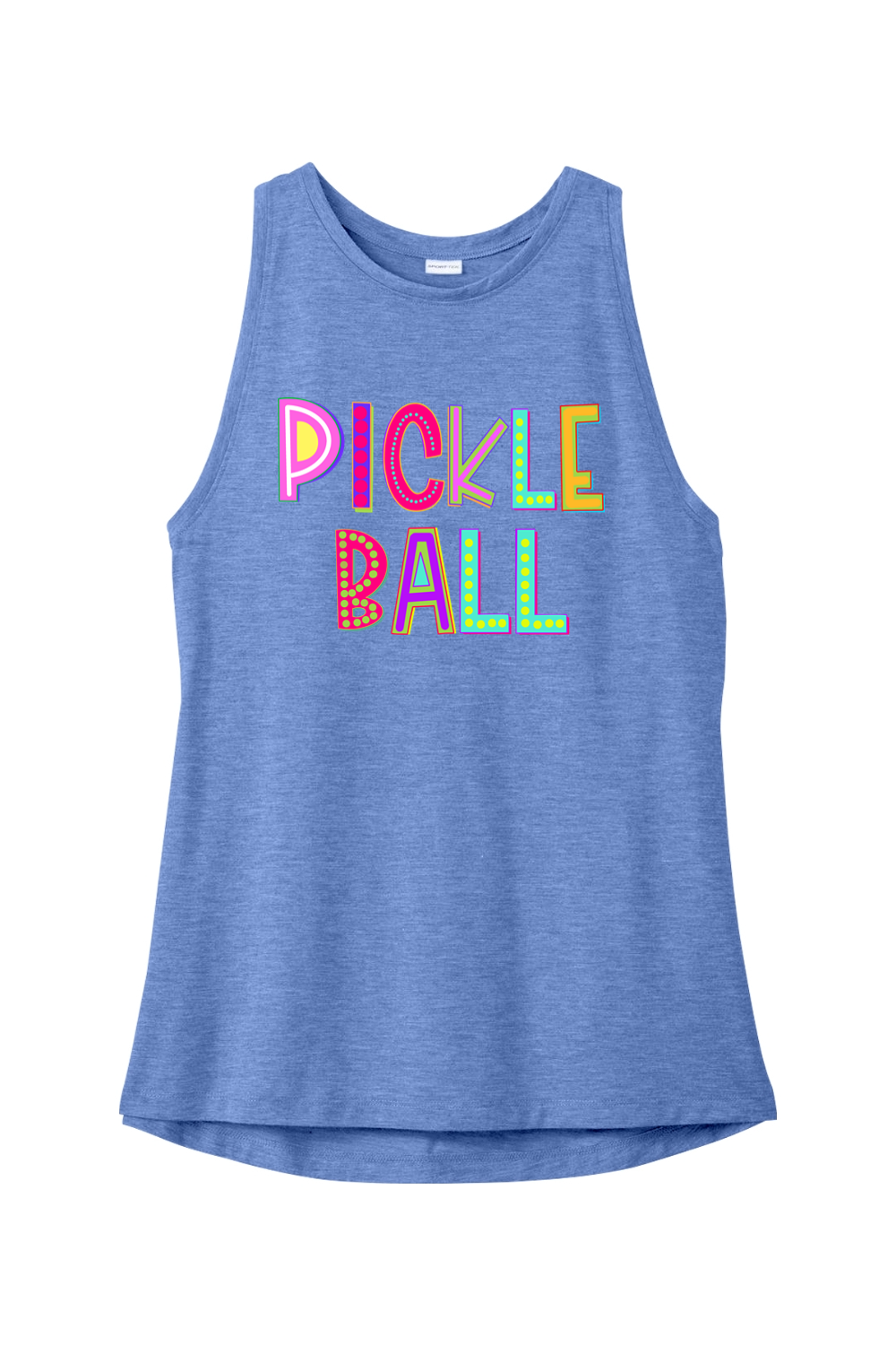 Sport-Tek Ladies PosiCharge Tri-Blend Wicking Tank True Royal Heather