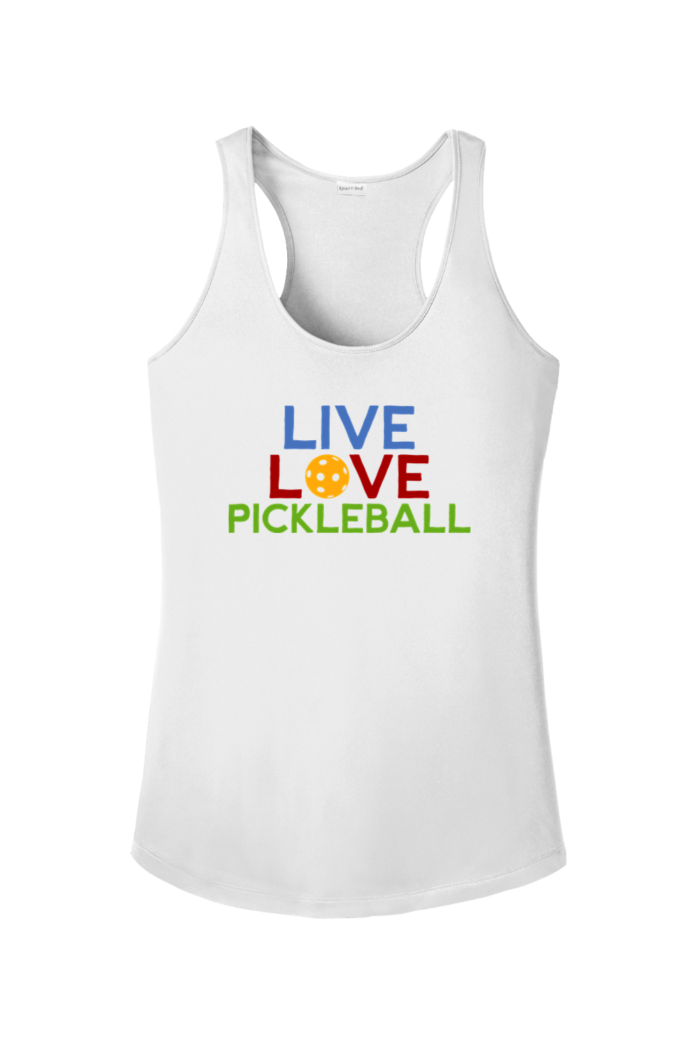 Sport-Tek Ladies PosiCharge Competitor Racerback Tank White
